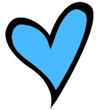 heart icon blue